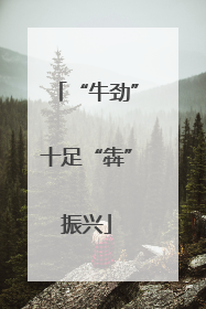 “牛劲”十足“犇”振兴