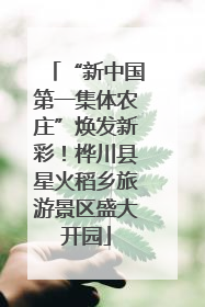 “新中国第一集体农庄”焕发新彩！桦川县星火稻乡旅游景区盛大开园