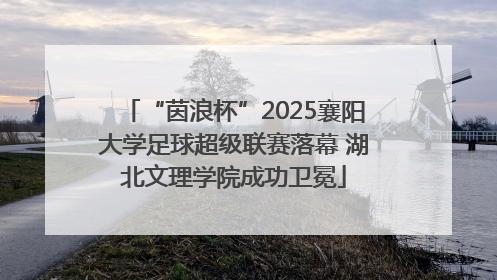 “茵浪杯”2025襄阳大学足球超级联赛落幕 湖北文理学院成功卫冕