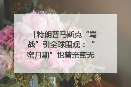 特朗普马斯克“骂战”引全球围观：“蜜月期”也曾亲密无间｜国际观察