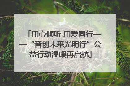 用心倾听 用爱同行——“音创未来光明行”公益行动温暖再启航