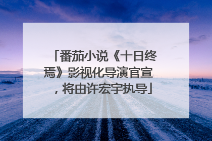 番茄小说《十日终焉》影视化导演官宣，将由许宏宇执导