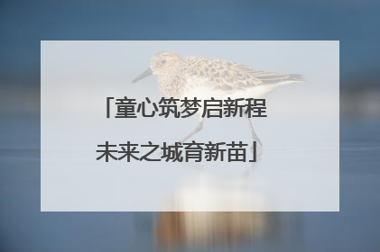 童心筑梦启新程 未来之城育新苗