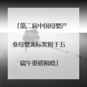 第二届中国母婴产业母婴龙标奖将于五端午重磅揭晓
