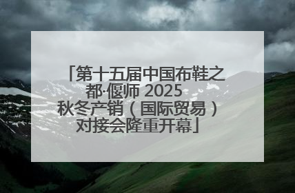 第十五届中国布鞋之都·偃师 2025 秋冬产销（国际贸易）对接会隆重开幕
