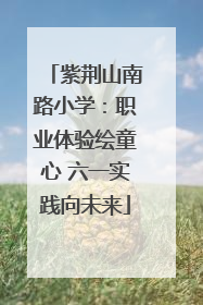 紫荆山南路小学：职业体验绘童心 六一实践向未来