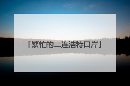 繁忙的二连浩特口岸