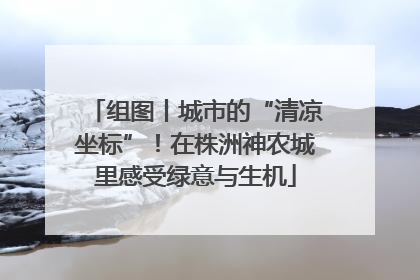 组图丨城市的“清凉坐标”！在株洲神农城里感受绿意与生机