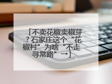 不卖花椒卖椒芽？石家庄这个“花椒村”为啥“不走寻常路”→