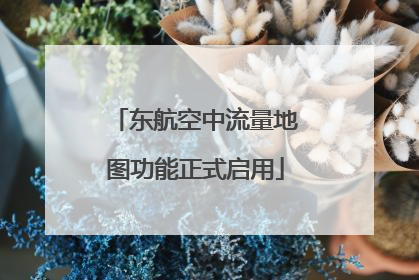 东航空中流量地图功能正式启用