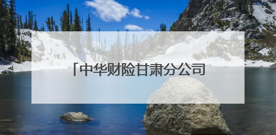 中华财险甘肃分公司“春风行动”护航春耕 保障农业生产