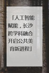 人工智能赋能，长沙跨学科融合开启公共美育新进程
