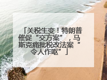 关税生变！特朗普催促“交方案”，马斯克痛批税改法案“令人作呕”