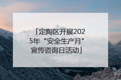 定陶区开展2025年“安全生产月”宣传咨询日活动