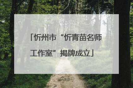 忻州市“忻青苗名师工作室”揭牌成立