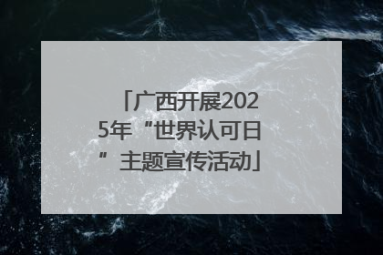 广西开展2025年“世界认可日”主题宣传活动