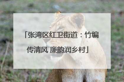 张湾区红卫街道：竹编传清风 廉韵润乡村