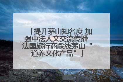 提升茅山知名度 加强中法人文交流传播 法国旅行商踩线茅山“道养文化产品”
