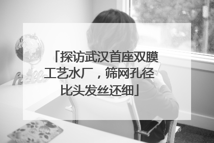 探访武汉首座双膜工艺水厂，筛网孔径比头发丝还细