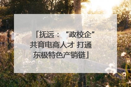 抚远：“政校企”共育电商人才 打通东极特色产销链