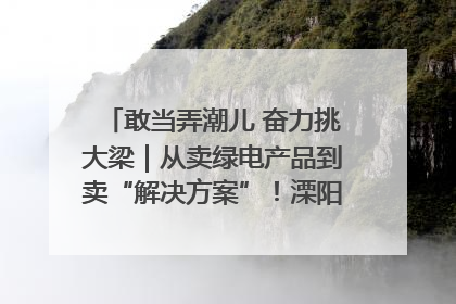 敢当弄潮儿 奋力挑大梁｜从卖绿电产品到卖“解决方案”！溧阳立足产业优势建成五大微电网示范项目