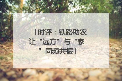 时评：铁路助农让“远方”与“家”同频共振