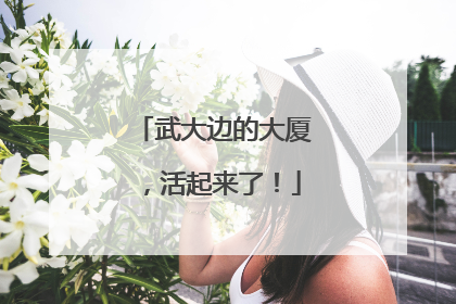 武大边的大厦，活起来了！