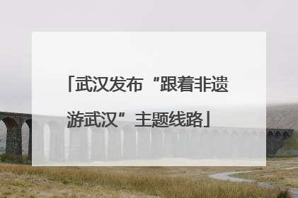 武汉发布“跟着非遗游武汉”主题线路