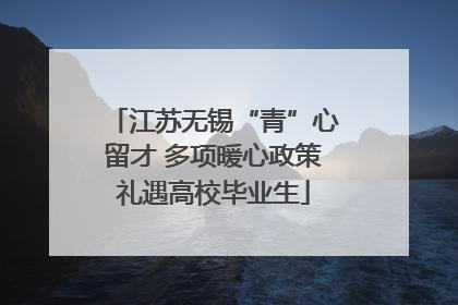 江苏无锡“青”心留才 多项暖心政策礼遇高校毕业生