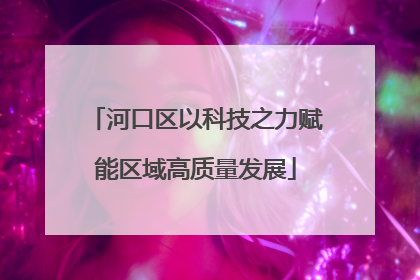 河口区以科技之力赋能区域高质量发展