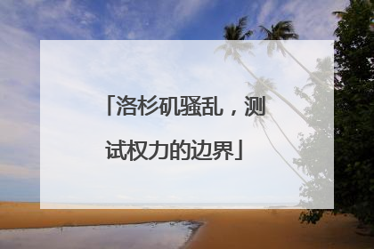 洛杉矶骚乱，测试权力的边界