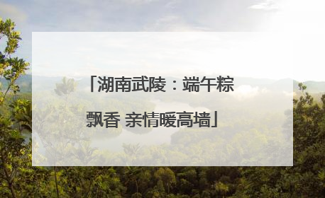 湖南武陵：端午粽飘香 亲情暖高墙