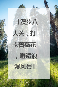 漫步八大关，打卡蔷薇花，邂逅浪漫风景
