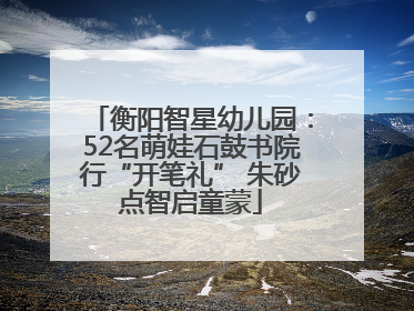 衡阳智星幼儿园：52名萌娃石鼓书院行“开笔礼” 朱砂点智启童蒙