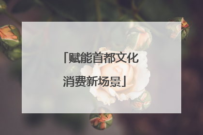 赋能首都文化消费新场景