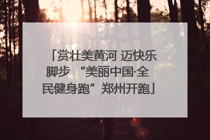 赏壮美黄河 迈快乐脚步 “美丽中国·全民健身跑”郑州开跑