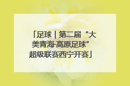 足球｜第二届“大美青海·高原足球”超级联赛西宁开赛