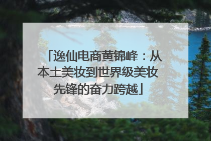 逸仙电商黄锦峰：从本土美妆到世界级美妆先锋的奋力跨越