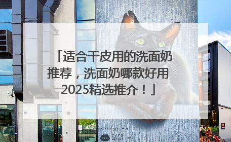 适合干皮用的洗面奶推荐，洗面奶哪款好用2025精选推介！