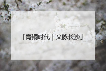 青铜时代｜文脉长沙