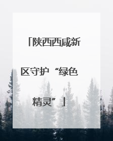 陕西西咸新区守护“绿色精灵”