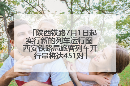 陕西铁路7月1日起实行新的列车运行图 西安铁路局旅客列车开行量将达451对