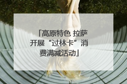 高原特色 拉萨开展“过林卡”消费满减活动