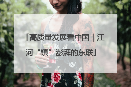 高质量发展看中国｜江河“镇”澎湃的东联