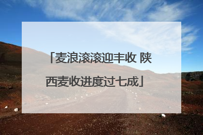 麦浪滚滚迎丰收 陕西麦收进度过七成