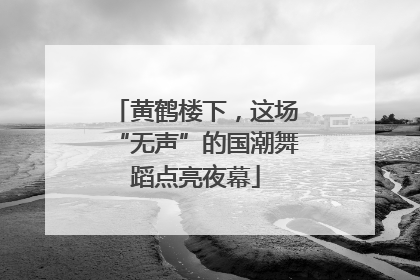 黄鹤楼下，这场“无声”的国潮舞蹈点亮夜幕