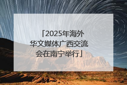 2025年海外华文媒体广西交流会在南宁举行