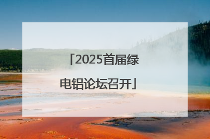2025首届绿电铝论坛召开