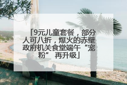 9元儿童套餐，部分人可八折，爆火的赤壁政府机关食堂端午“宠粉” 再升级