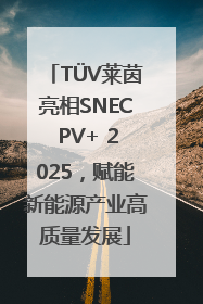 TÜV莱茵亮相SNEC PV+ 2025，赋能新能源产业高质量发展